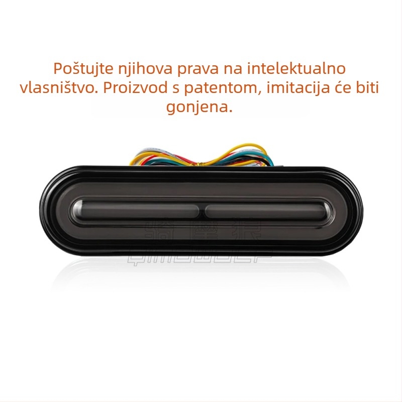 LED stražnje svjetlo za električna vozila i motocikle – model YLF-2TL-60, 10-80V, 600LM, vijek trajanja 30.000 h