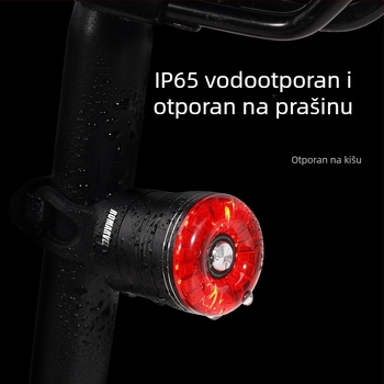 Lumaiwei SR1plus stražnja svjetiljka za bicikl s inteligentnim senzorom kočenja, za cestovne i planinske bicikle