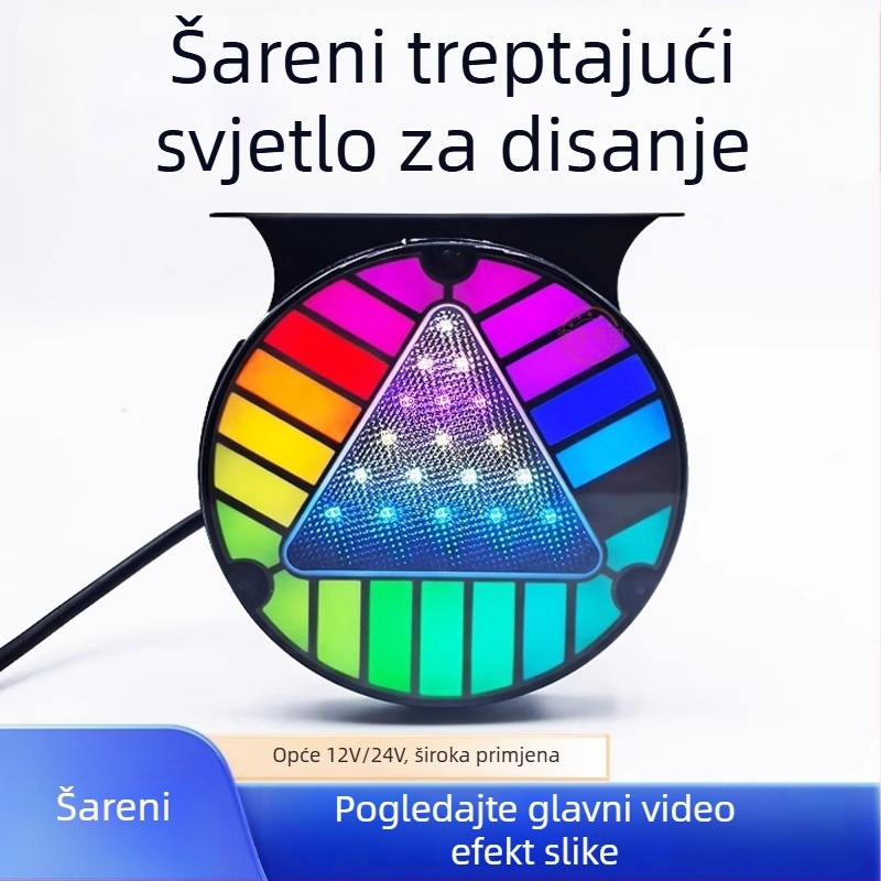 Kamionsko LED stražnje svjetlo sa strobo režimom, 12-24V, 3000 lm, 2800K, vodootporno