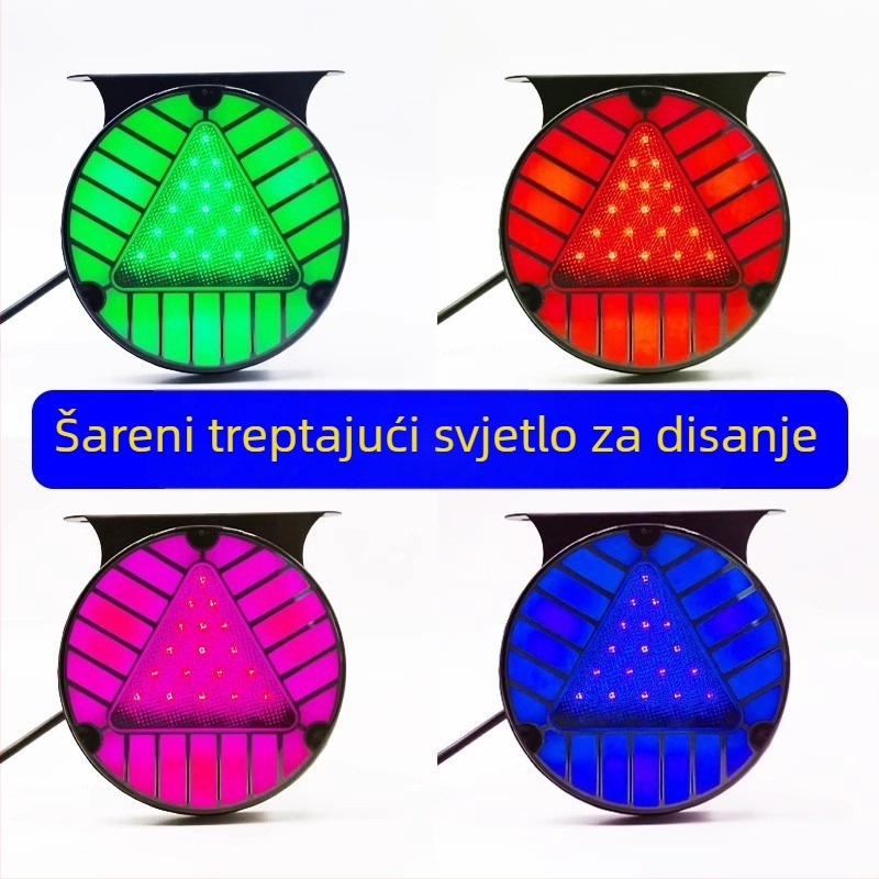 Kamionsko LED stražnje svjetlo sa strobo režimom, 12-24V, 3000 lm, 2800K, vodootporno