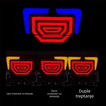 LED stražnje svjetlo za motocikl s dišućim svjetlom za Honda TMX155/CG125 (JH-8022, 12V, 5W)