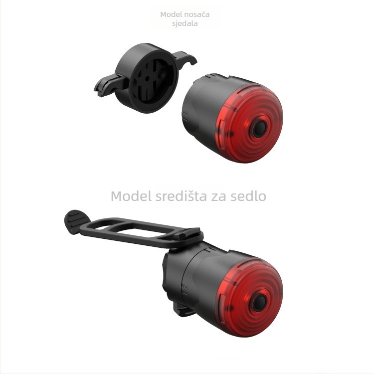 Wind&Moon Zadnje svjetlo za bicikl — superjasan LED, senzor svjetla, punjivo, spremno za privatnu marku