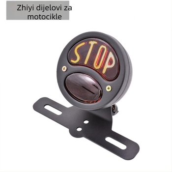 Stražnje svjetlo za motocikl, model ZY, 12V, 5W, metalni