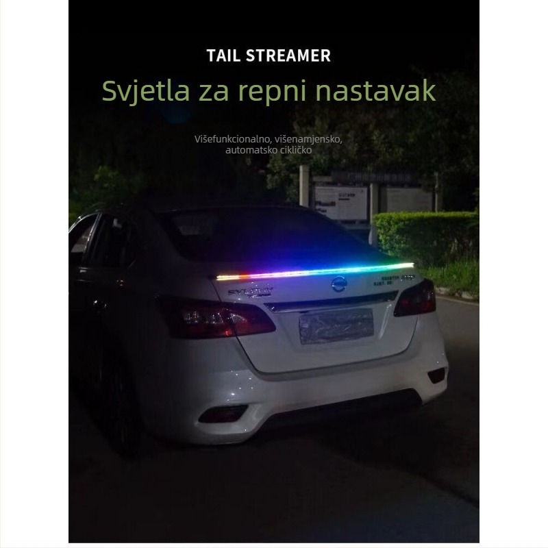 LED stražnja svjetla za auto, 2026 model, visoko postavljeno svjetlo za kočenje, pokazivač smjera i svjetlo protiv sudara