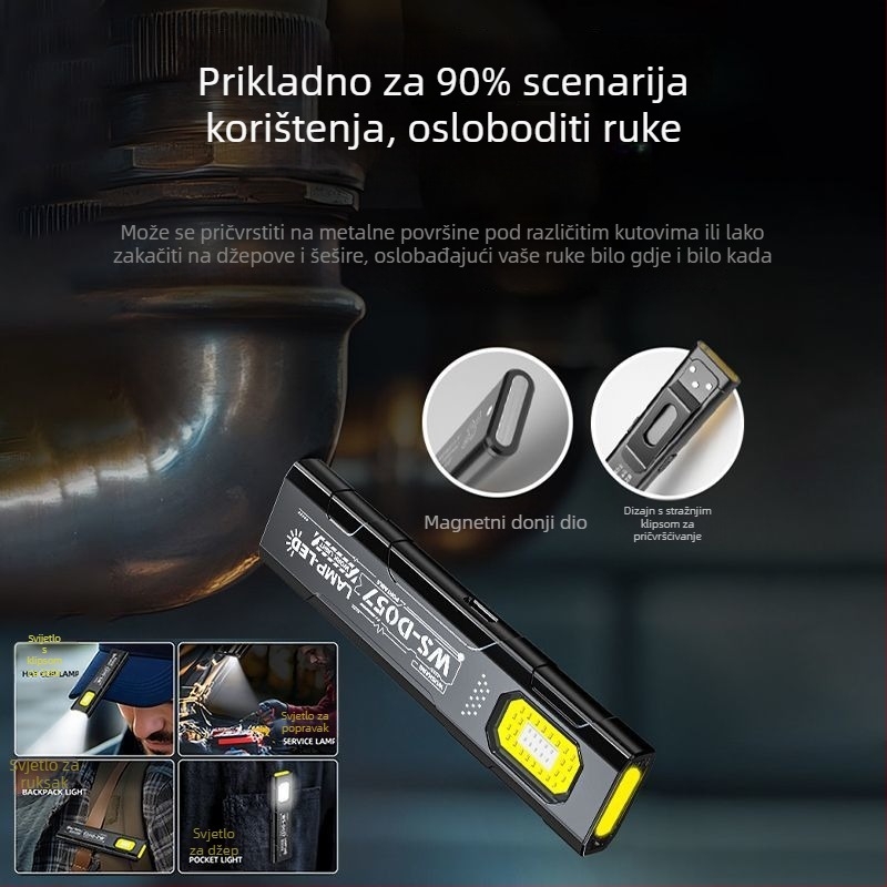 LED radna svjetiljka – kompakna, prijenosna za vanjsku upotrebu, <36W, plastično kućište, LED izvor svjetla