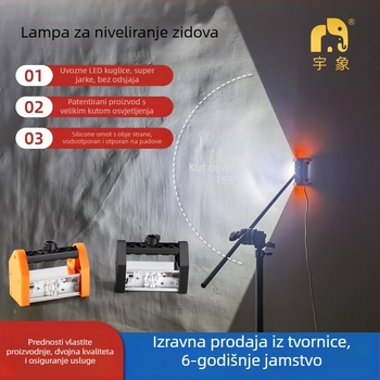 LED ručna radna svjetiljka za poliranje i inspekciju, Yuxiang WH001, tijelo od željeza, primjena: gradilišta i kućna upotreba, mogućnost prilagodbe