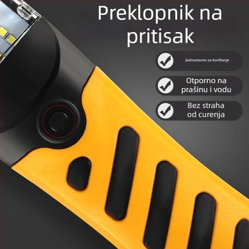 Ručna punjiva radna rasvjeta za popravak auta s kablom – LED, 100W, 5000 lm, IP65, 3.7V