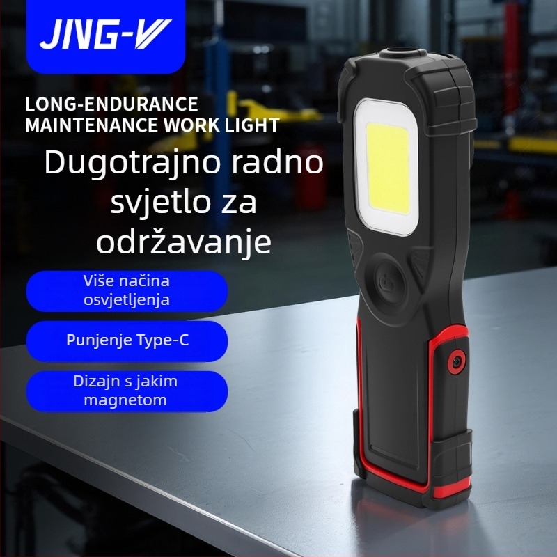 Magnetna COB radna svjetiljka za vanjsku upotrebu, punjiva, 1000 lm, 3,7 V, model S690