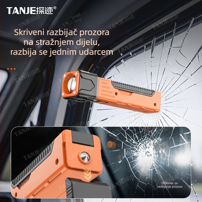 Sklopiva LED radna svjetiljka s COB+LED, 15W, ugrađena 18650 baterija, Type-C punjenje, 360° okretanje