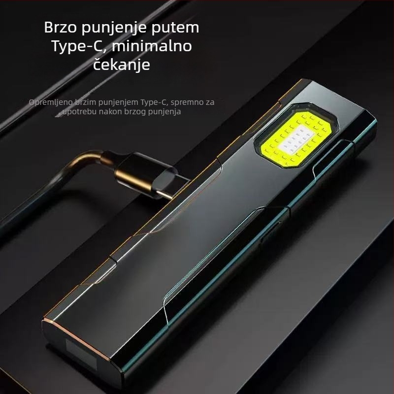 Ručna LED svjetiljka s magnetskom osnovom, 3W LED, vijek LED 99999 h, vodootporna