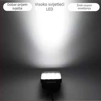 LED radna svjetiljka za iskopač i viljuškar - 48W, 12-80V, 2000 lm, 5000 h, kućište od aluminija i PC-a, model Y-F16