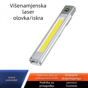 Prijenosna magnetska lampica za pero s LED, 5W, 1000mAh, ABS kućište, višenamjenska