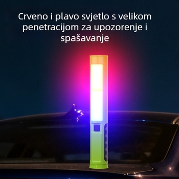 Prenosna radna lampica za popravke automobila s magnetom i kukom, LED, 5W, 350+ lumena, ugrađena baterija 3000mAh, USB punjenje, vodootporna, domet 200–500 m