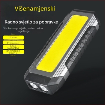 LED radno svjetlo za održavanje automobila, 4000mAh punjiva baterija, 10W, ABS kućište, domet 200–500 m, Power Bank funkcija
