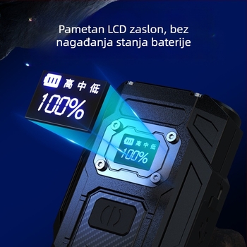 Magnetska radna svjetiljka s LED i power bankom, 1200 mAh, 5 W, domet do 100 m