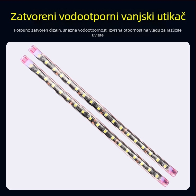 Automobilsko LED radno svjetlo za poklop motora s automatskim prekidačem — dekorativna rasvjeta prednjeg poklopca (Model 01, 0.3W, 12V, 1 izvor svjetla, 1 lm)