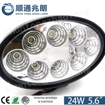 TY4C27W LED radna svjetiljka za terenska vozila, 27W, 10-60V, 3000 lm, 6000K, IP67