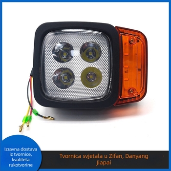 Faro za građevinska vozila – halogenska žarulja, 24V, 70/100W, plastika/metal; za nakladnike, bagere i cestovne valjke