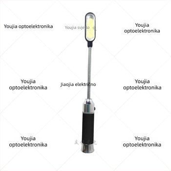 Kompaktna COB LED svjetiljka, aluminijsko kućište, baterija 1000 mAh, 360° okret, ključni lanac