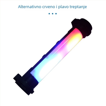 Eksplozijski otporna ručna lampica za održavanje – LED svjetlo na cijev s magnetskom bazom, aluminijsko kućište, 5000 mAh punjiva baterija, 3/5 W, 240–350 lm, domet 200–500 m, vodootporno