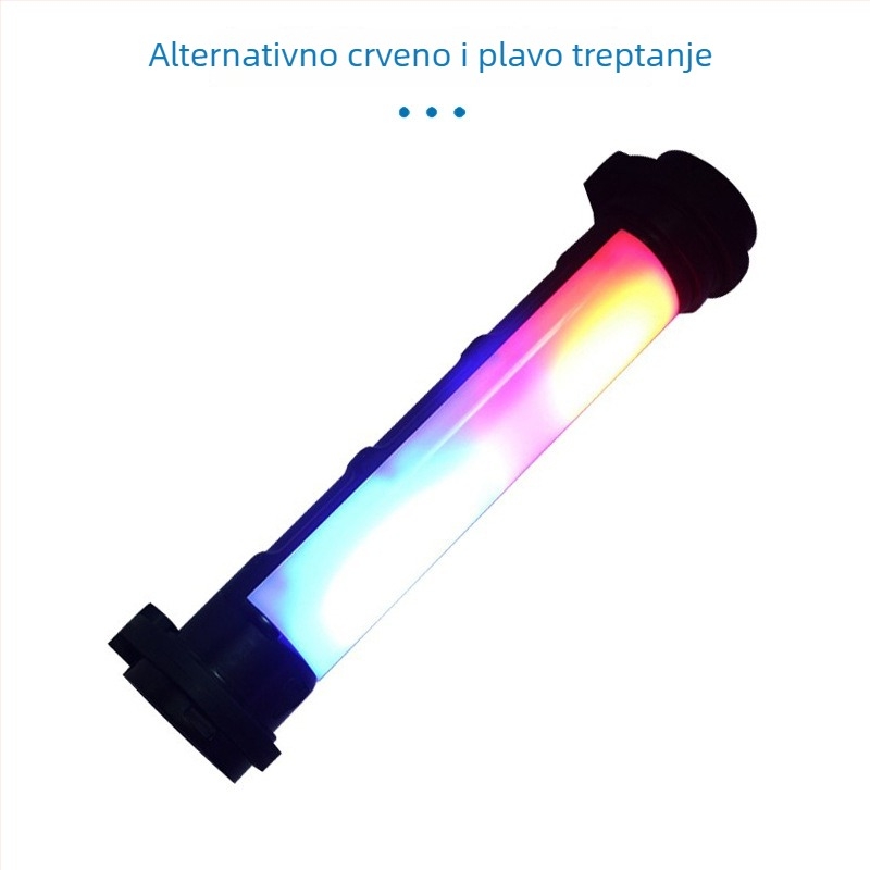 Eksplozijski otporna ručna lampica za održavanje – LED svjetlo na cijev s magnetskom bazom, aluminijsko kućište, 5000 mAh punjiva baterija, 3/5 W, 240–350 lm, domet 200–500 m, vodootporno