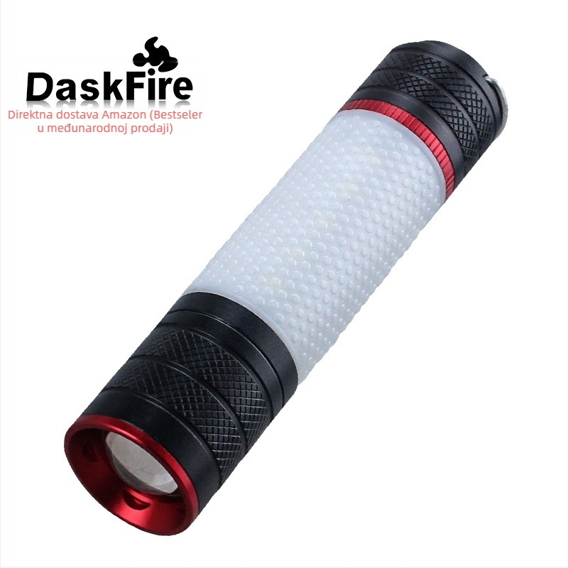 Mini prijenosna LED lampica za inspekciju automobila s magnetom na stražnjoj strani; materijal: aluminij + ABS; 10W; baterija 3200mAh (18650); izvor svjetla LED + žarulja; domet 100–200 m