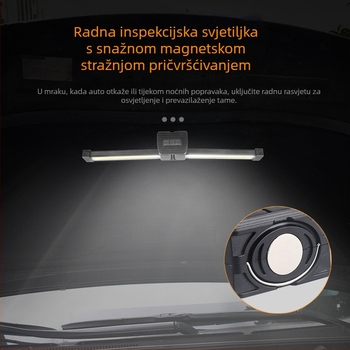 Punjava COB radna svjetiljka s LED, sklopiva magnetska svjetiljka, 5W, 1200mAh