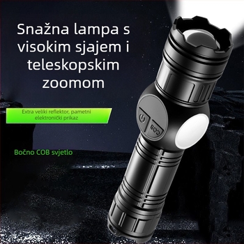Ručna LED svjetiljka Yt-887, 60W, 350 lm, teleskopski zoom