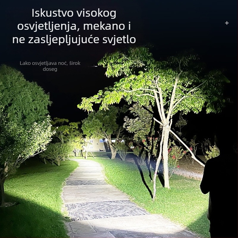 Višefunkcionalno L-oblik LED svjetlo, 10W, baterija 1800mAh, aluminijski kućište, USB punjenje, za nužno osvjetljenje i inspekciju