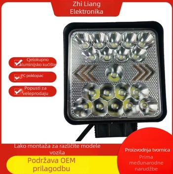 LED radna svjetiljka s reflektorom za strojeve | 57W | 9-32V | 6000 lm | 6500K | aluminijsko odljevno kućište