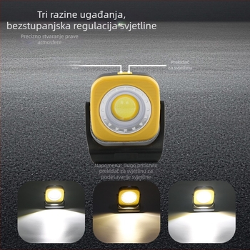 Vanjska kamp-lampa s Type-C punjenjem, LED radna svjetiljka, magnetsko pričvršćivanje i kukom, 5V 2.1W