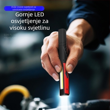 COB kompaktna ručna radna svjetiljka s magnetskim inspekcijskim LED svjetlom, 400 lm, prilagodljiva jačina svjetla, model G60