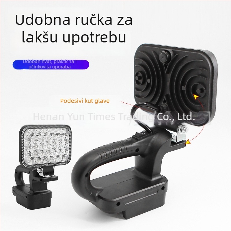 Prijenosna radna svjetiljka s litijskom baterijom, nužno osvjetljenje i kampersko osvjetljenje, u više veličina