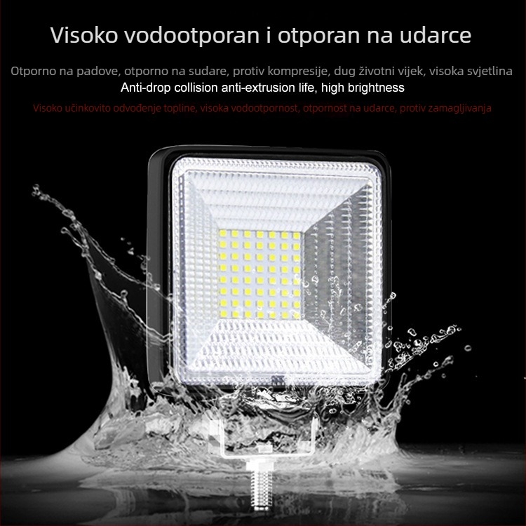LED radna svjetiljka promjera 4 inča, kružni LED reflektor za automobil, off-road vozila, modifikovano inspekcijsko svjetlo