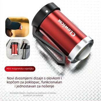 Mini magnetska COB baterijska baterija s ručnim punjenjem, 10W, kapacitet baterije 600, zaštita od prepunjenja