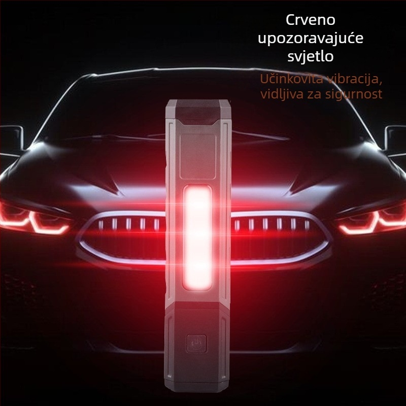 Višefunkcijska COB rotirajuća radna svjetiljka (na punjenje, LED, 350+ lm, 1200 mAh baterija, magnetska baza, kopča za kapu, domet 100–200 m)