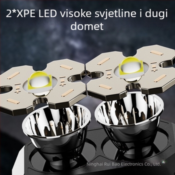 LED radna svjetiljka s magnetnim COB-om, USB punjenje, 20W, ugrađena 18650 baterija, vanjski hitni svjetlosni uređaj (do 500 m dometa)
