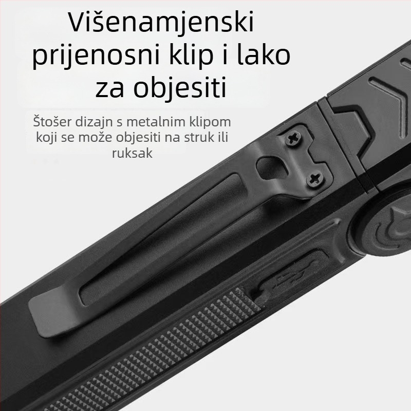 Automobilska radna svjetiljka s rotirajućom glavom, COB LED, punjiva, 5V, 230 lm