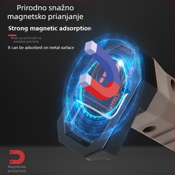 Magnetna COB svjetiljka za popravak automobila, USB punjenje, sklopna LED svjetiljka, 20W, 2000mAh