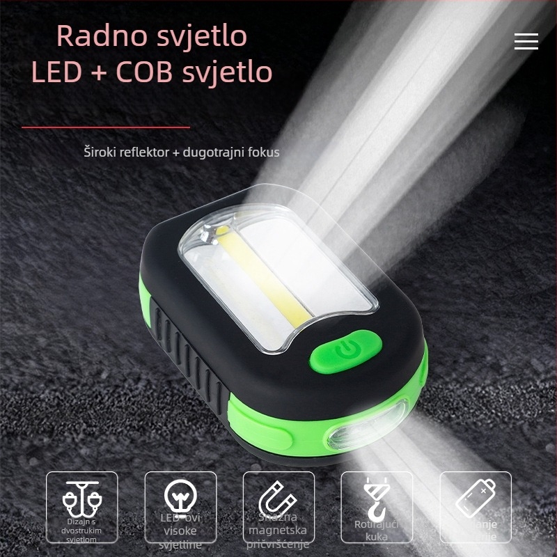LED magnetska svjetiljka za popravke i kampiranje — Li25120401, marka Other, bez certifikata