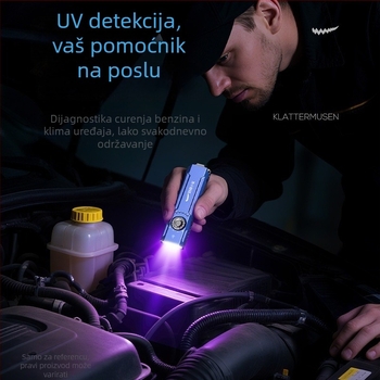 Taktičko pero sa svjetlom – Višenamjenski (aluminijska legura; LED; 2000 mAh; ponovno punjivo; domet 50–100 m)