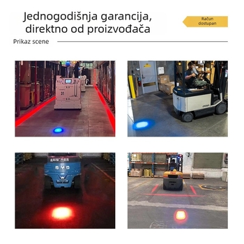 LED indikator opasnosti za viljuškar, svjetlo za vožnju unatrag, 10–80V, IP68, 6W, 600 lm, 6500K, model XRL1081