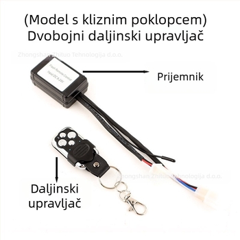 Kontroler LED strobe za automobil s bežičnim daljinskim upravljačem – LED radna svjetla traka za terenska vozila, 12–24V universalno, Snaga: 5