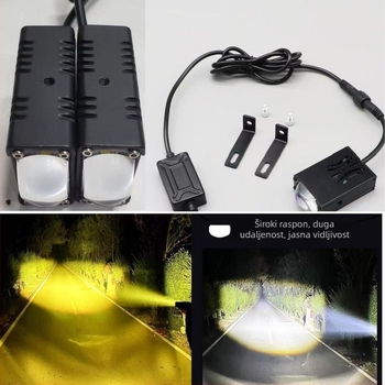 Reflektor za gril auta – izuzetno jasan, vodootporan, skrivena ugradnja, off-road laserski kanon