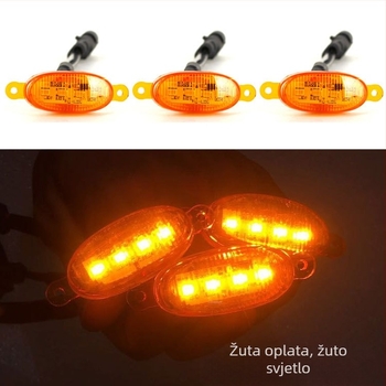 LED svjetla za rešetku za F-150 Raptor – 12V, 4W, LED, vijek trajanja 3000 h, model LD-XHD