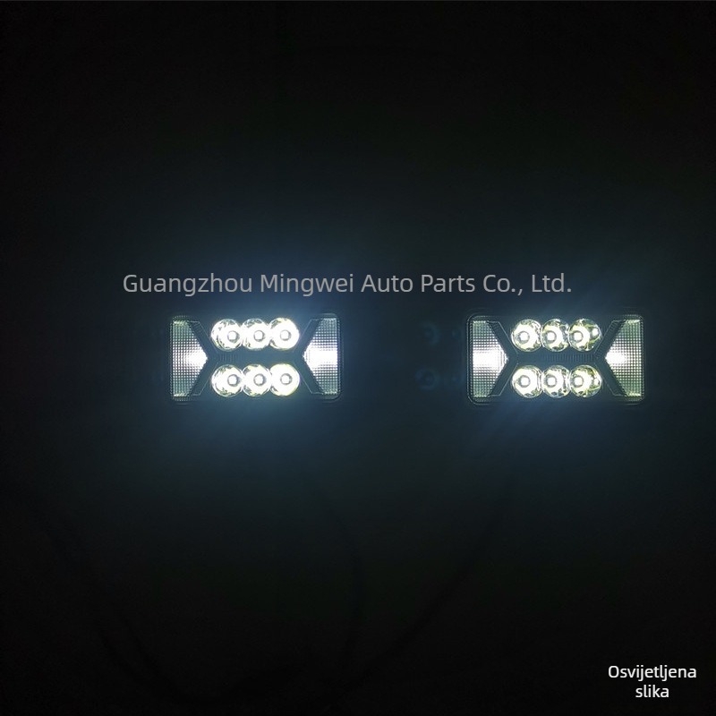 40W pravokutno radno svjetlo s CREE LED, 12V, 4200 lm, trajanje 30000 h, za terenska vozila