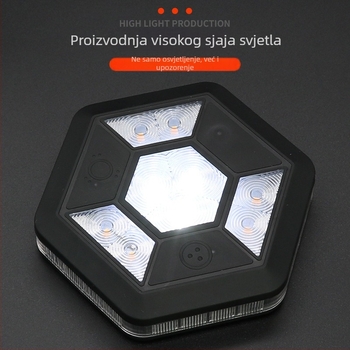 Automobilsko magnetsko LED upozoravajuće svjetlo, rotirajuće blještanje, model S304, 3W, 3.6V, 30 lm