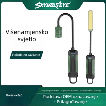 Nova višestruka hitna radna svjetiljka s 360° prilagodljivom glavom za vanjsko LED osvjetljenje, održavanje i roštilj