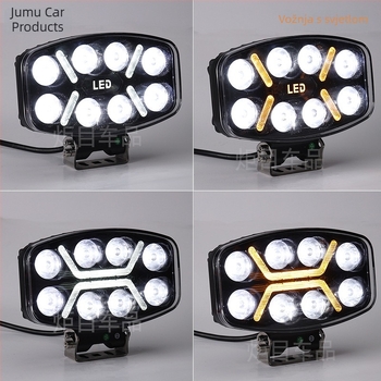 LED reflektor visokog snopa za kamione i prikolice – 100W, 10-30V, model T-W2081, aluminij / nehrđajući čelik