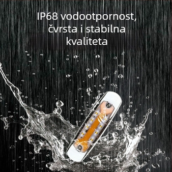 LED bočna svjetla za kamion, model ZQ-BD-104, 12–24V, materijal: plastika, kompatibilan s kamionima, prikolicama i poluprikolicama
